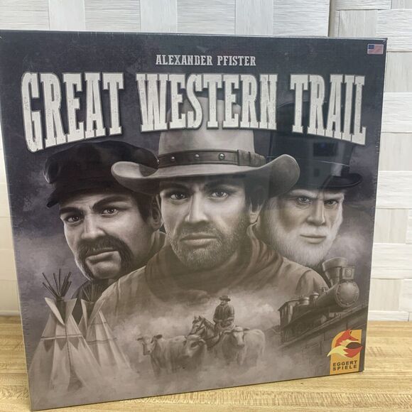 Great Western Trail Board Game By Alexander Pfister Brand New-Unopened 2018 - Picture 1 of 7